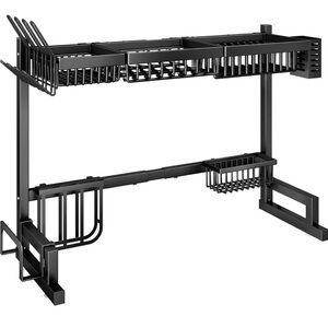 Over The Sink Dish Drying Rack, Adjustable (33.8" to 41.5")